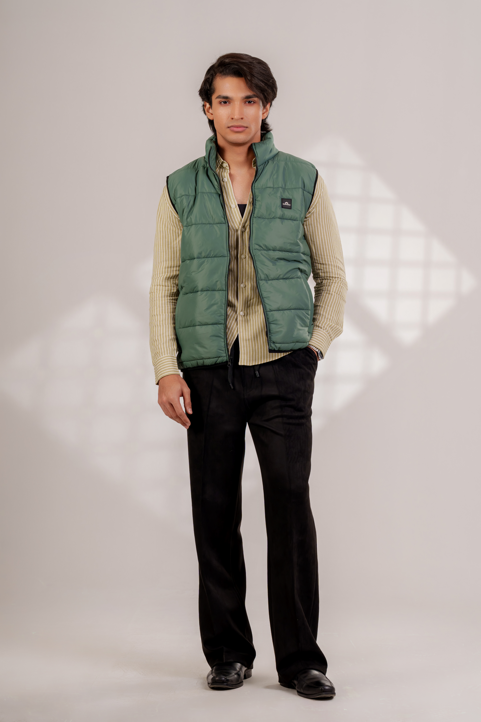 Camden Gilet in Forest Green