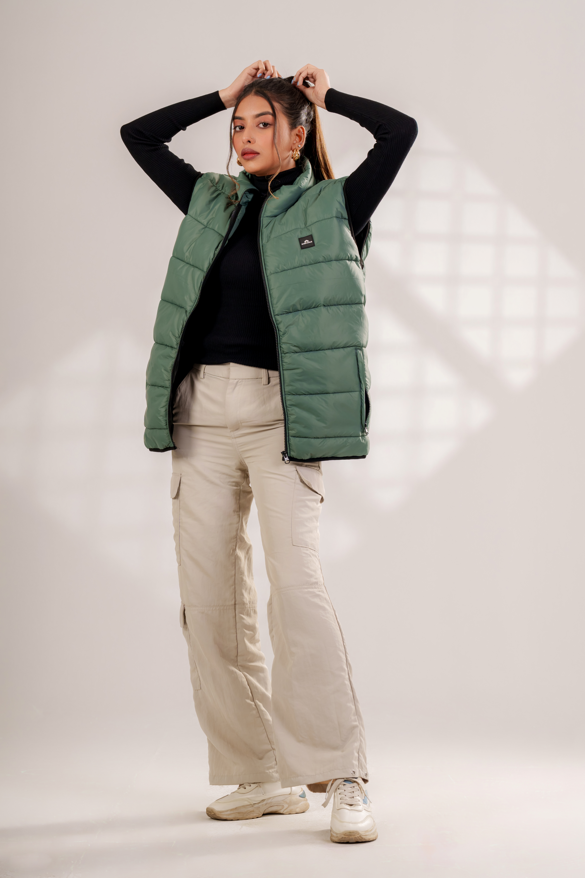 Camden Gilet in Forest Green