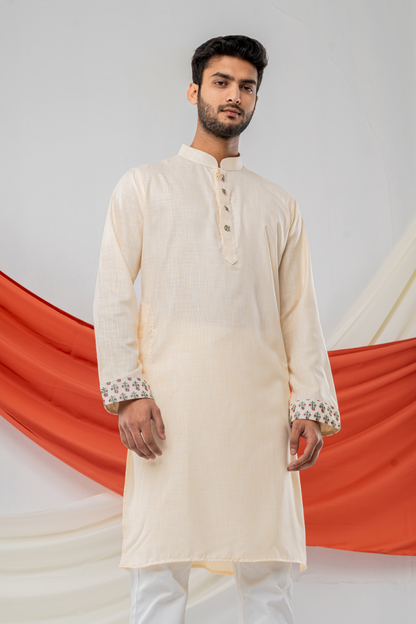 Zahrat Mughal Lined Punjabi